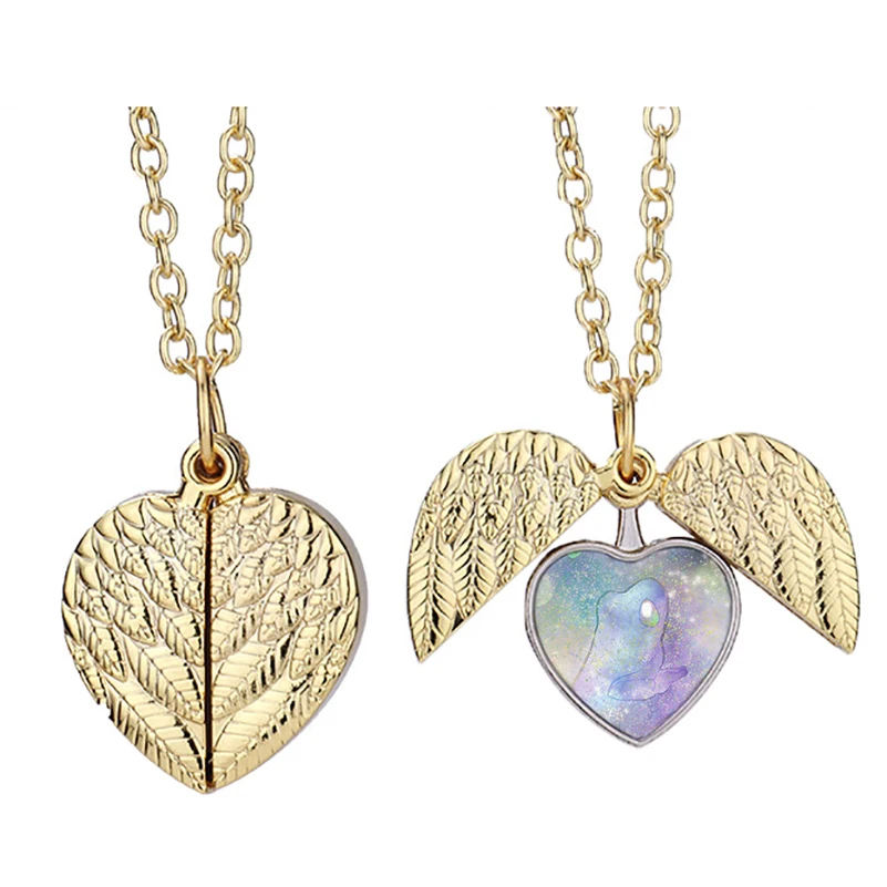

Space Mbs Heart Active Angel Wing Necklace Beautiful Pendant Fashion Jewelry
