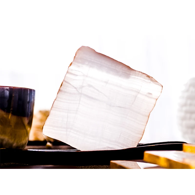 Подставка под драгоценный камень розовые Ониксовые коврики подставки золото