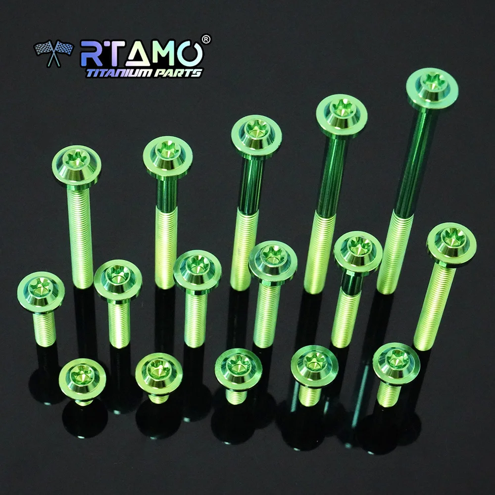 

RTAMO Титановый болт Gr5 M6X10-90mm (OD = 13) для мотоциклетного велосипеда