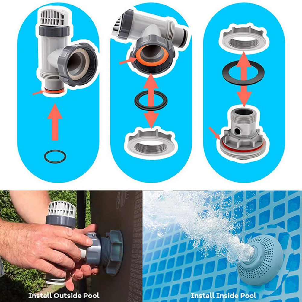 

Accessories O-ring FOR POOL POOL PUMPS FILTER Parts 2 Medium O-rings 2 Small O-rings O RINGS Durable Brand New