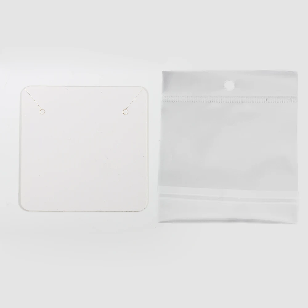 Карточки для сережек MINGXUAN 5х5 см 50 шт.