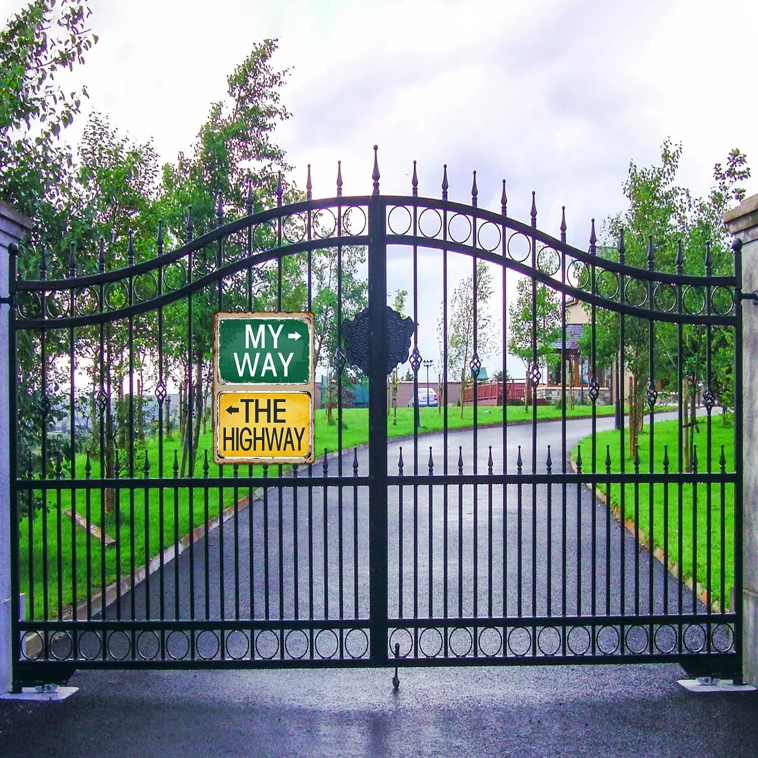Металлический знак My Way the Highway деревенский декор винтажный дорожный уличная