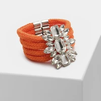 amorita boutique flower design fashion shiny bracelet