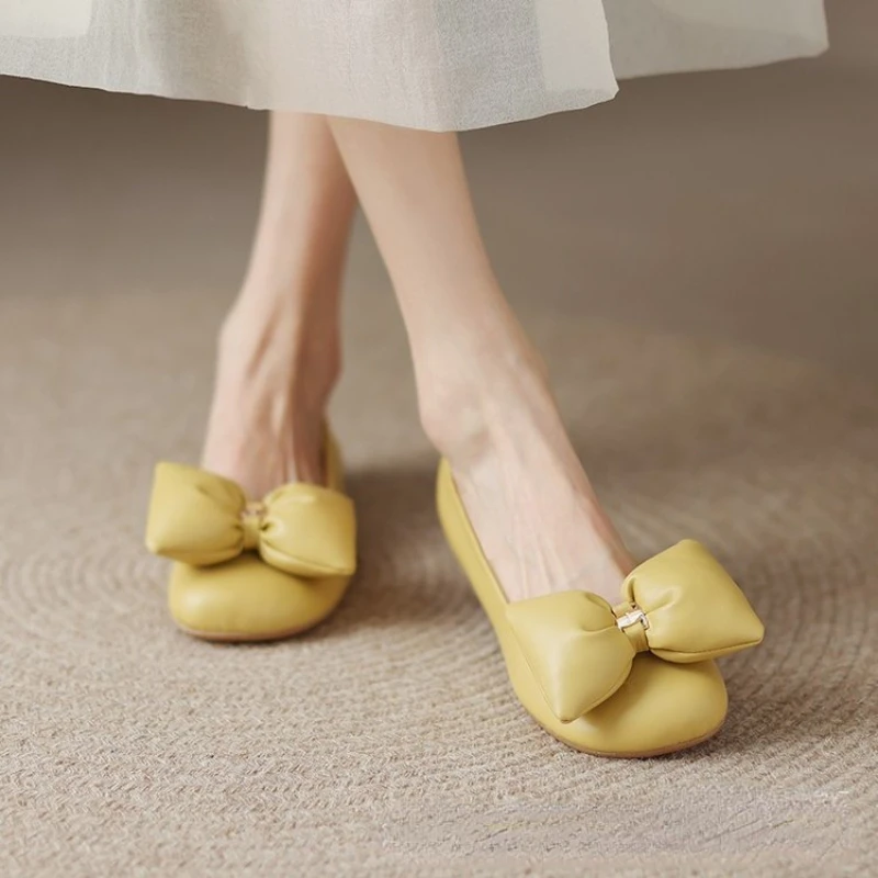 

Женские туфли, Новинка весна-лето 2022, женские удобные туфли на плоской подошве с квадратным носком, женская обувь