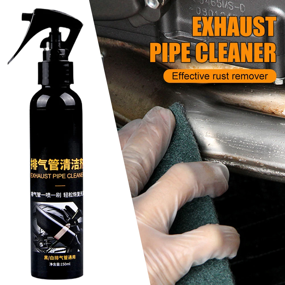 

New 150ml Motorcycle Exhaust Pipe Cleaner Liquid Rust Remover Cleaning Agent Motorcycle Car Maintenance Rust Removal Accessories