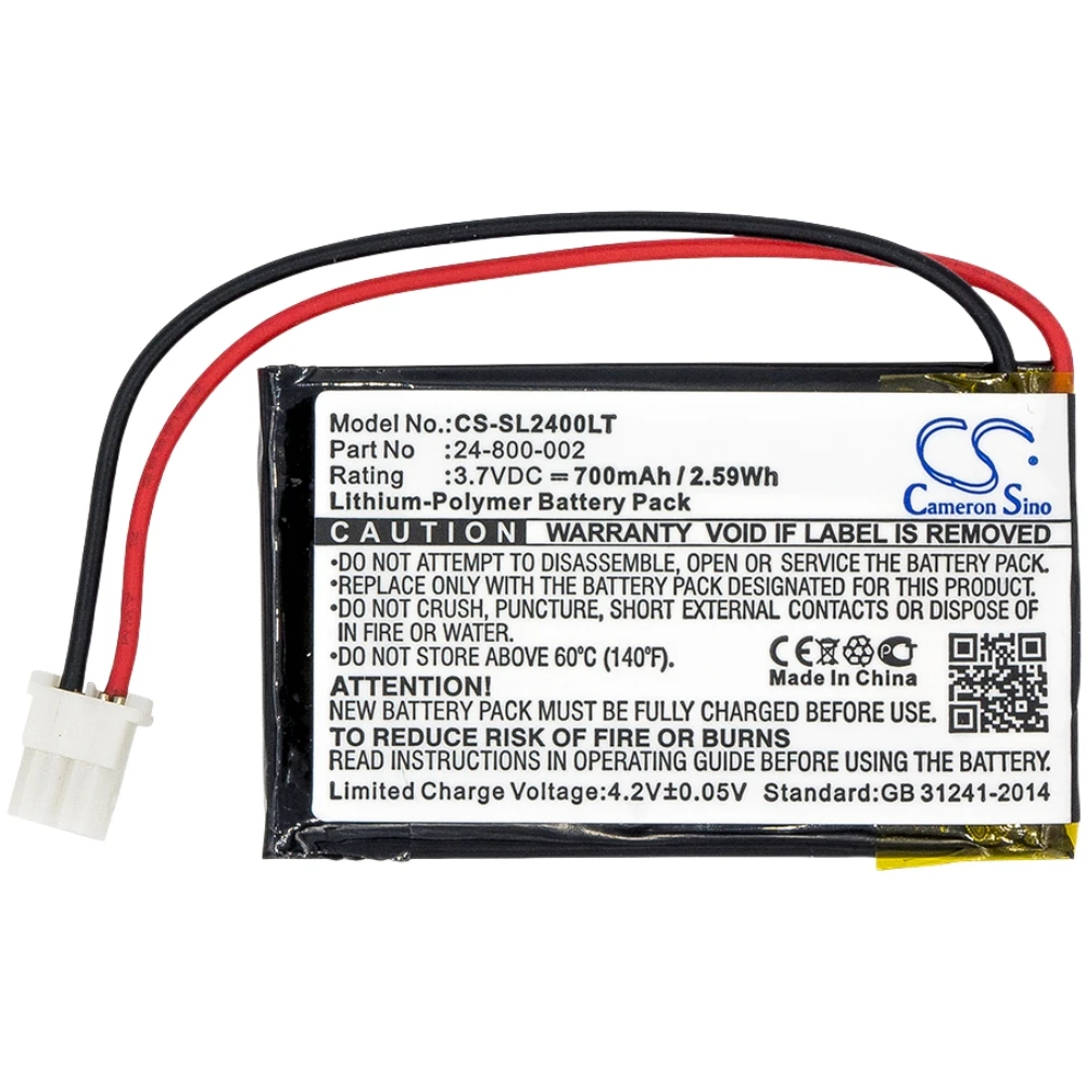 Литий-полимерная батарея для солнечной лампы 3 7 в 700 мАч Φ 24-800-006 светодиодный