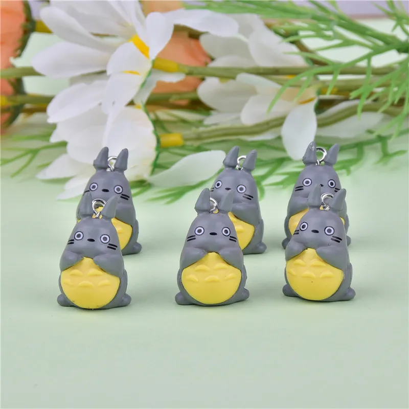 

10pcs/pack 3D Cartoon Resin Charms for Earring Keychain DIY Fashion Jewelry Accessories