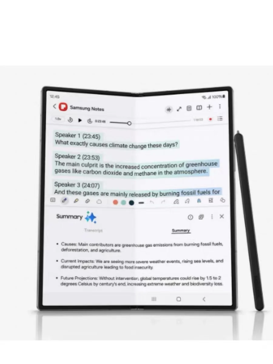 Складной стилус для экрана Samsung S-ручка Galaxy Z складной 6 5 фотомагнитный