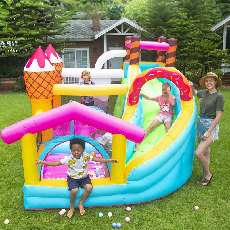 

Bounce House Inflatable Bouncer with Slide Jump Castle for Kids Toddlers Family Bouncy Playhouse Indoor Outdoor Backyard Party