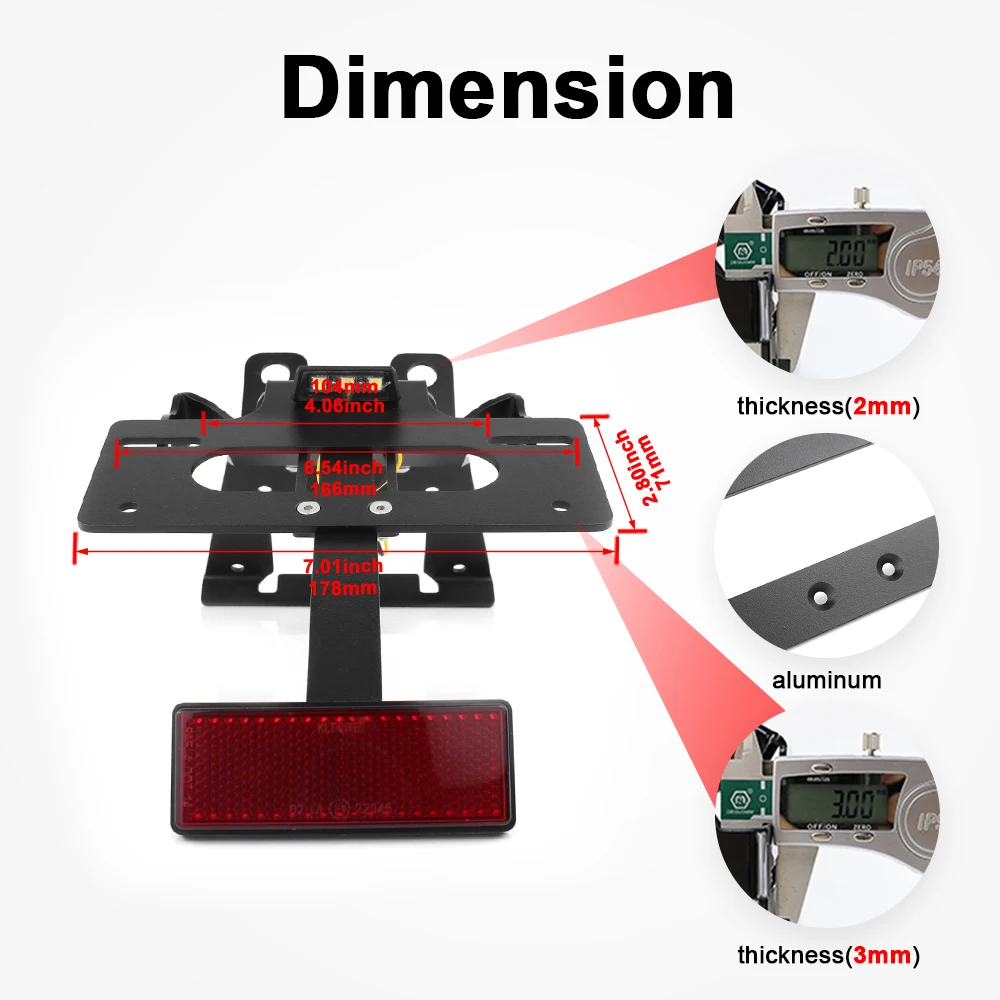 Для Honda NT1100 NT 1100 2022 2023 2024 держатель номерного знака мотоцикла задний хвост