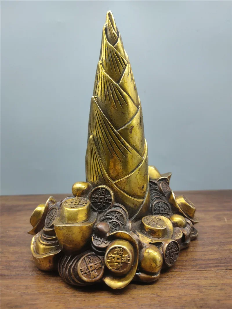 Латунные бамбуковые украшения латунные из побегов бамбука медные слитки бамбук