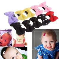 10pcs baby girls bowknot hair clips cute lovely colorful ribbon hairclip barrettes hairpins kids girls hair accessories