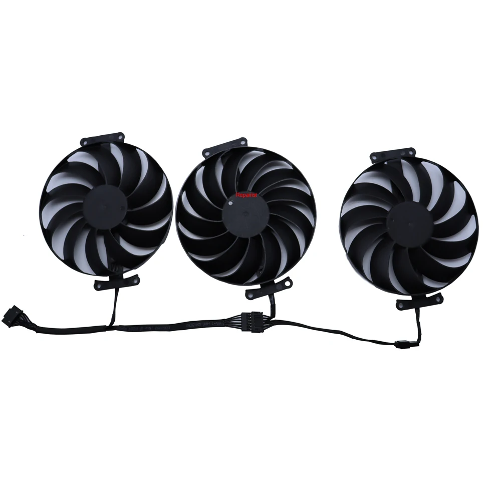 

95mm CF1010U12S T129215SU Graphics Card Fan Cooler For ASUS TUF Gaming 6800 6900 XT ROG Strix RX 6700XT OC Video VGA GPU Replace