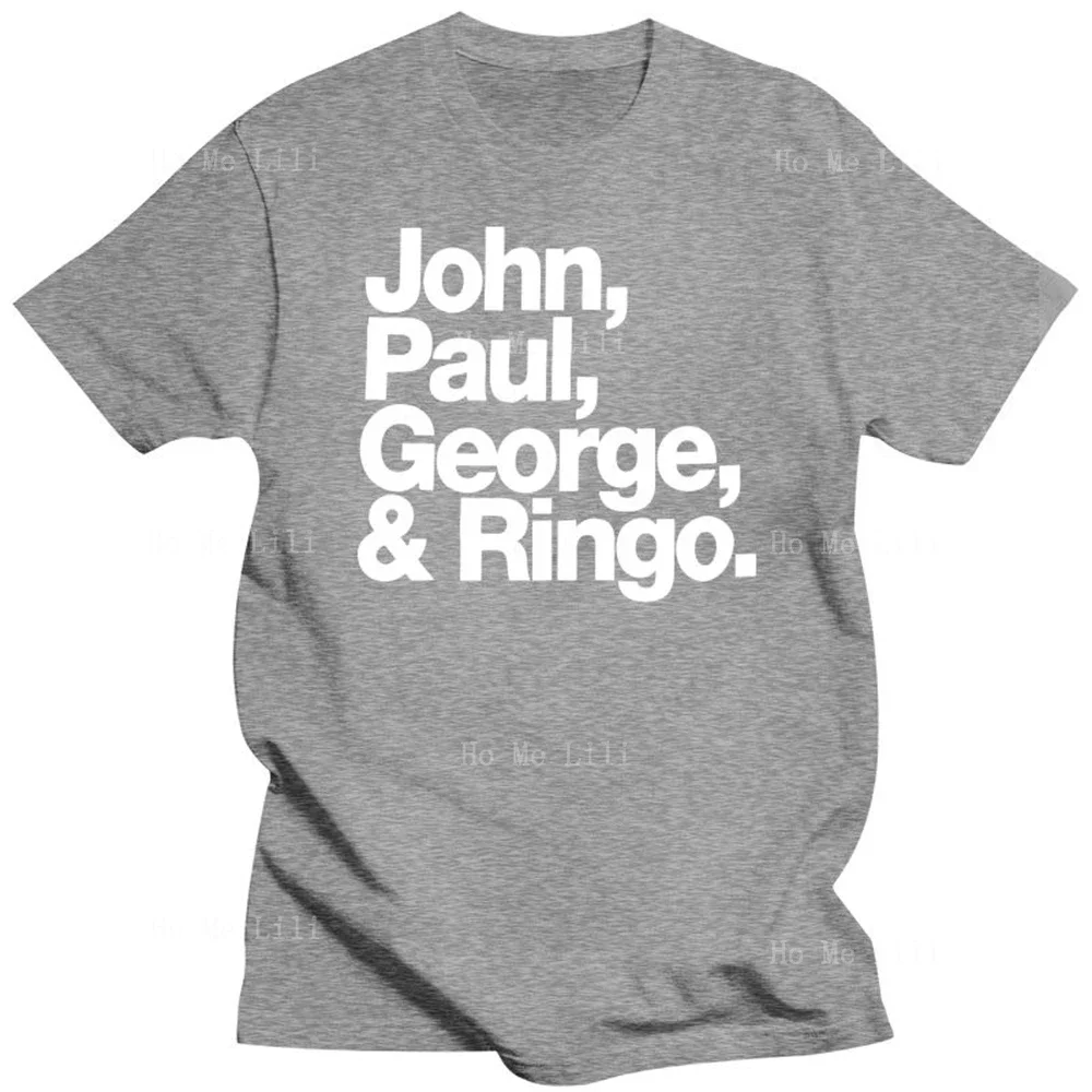Джон Пол Джордж и Ринго Королевская футболка унисекс на заказ