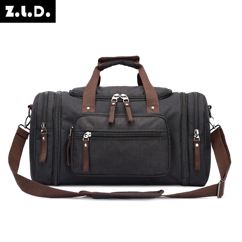 

ZUO LUN DUO solid color hand bag microfiber waterproof travel duffle bag for men travel bag shoe bags for travel tote bag