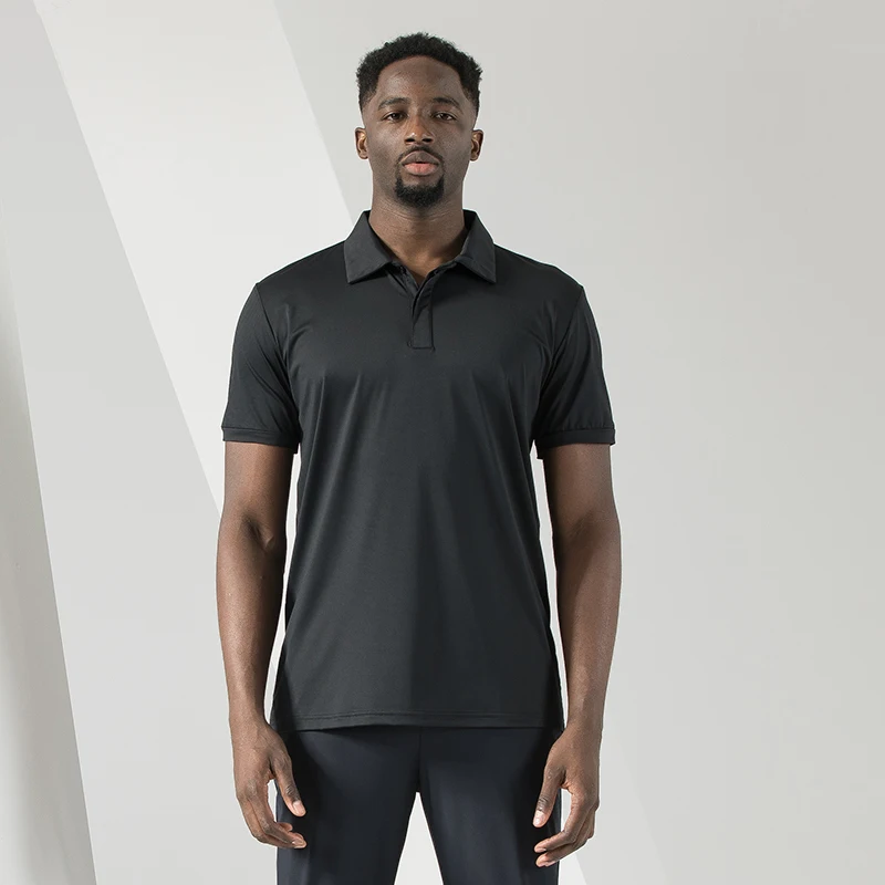 Рубашка-поло мужская с коротким рукавом дышащая теннисная майка для гольфа
