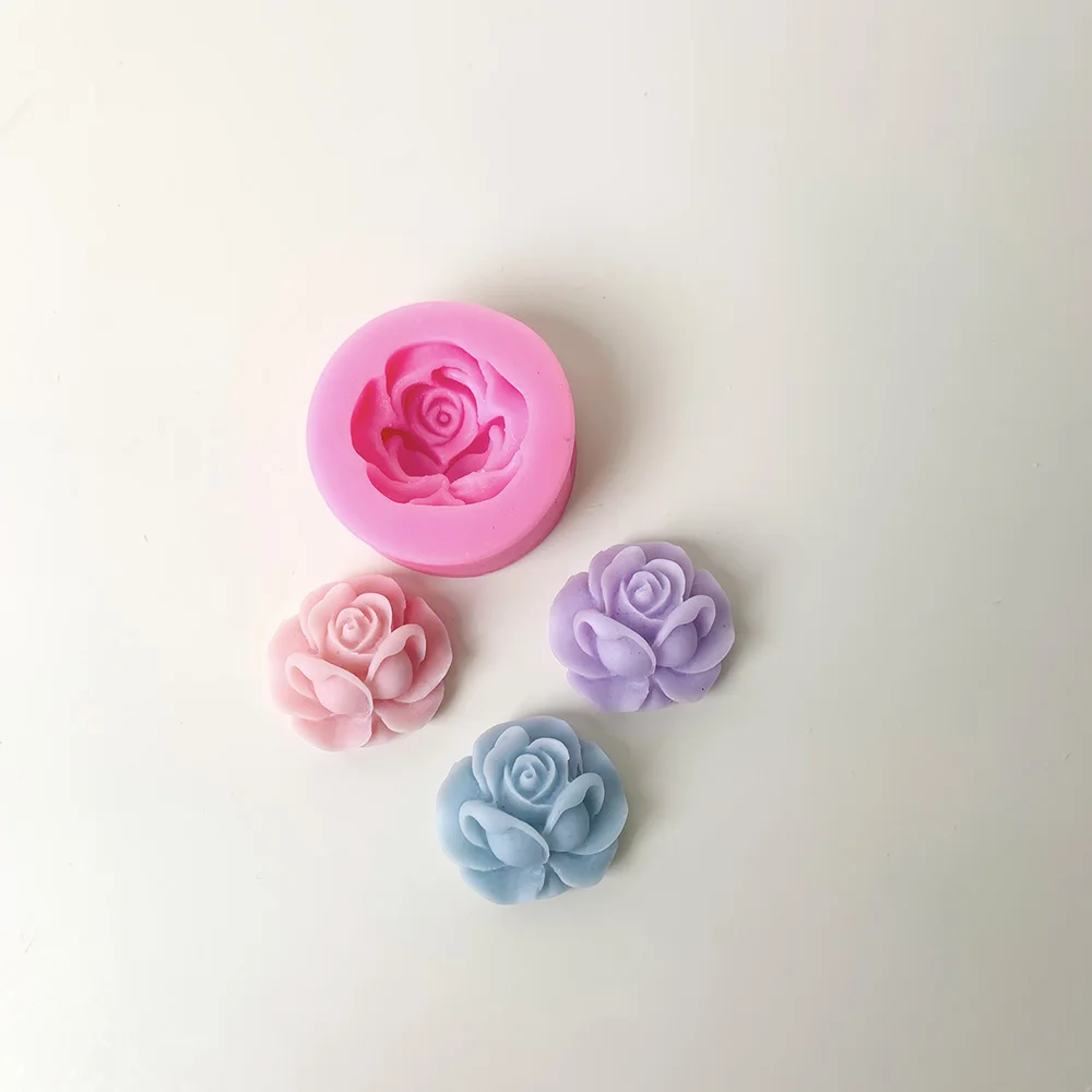 Цветочные силиконовые формы для свечей цветочное мыло ручной работы пластырь