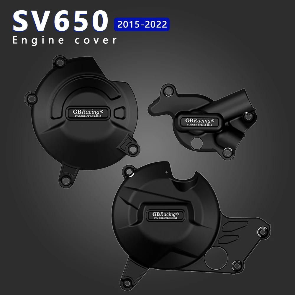 

Крышка двигателя мотоцикла, матовая защита сцепления SV650 2022, аксессуары для Suzuki SV 650, 2015, 2016, 2017, 2018, 2019, 2020, 2021