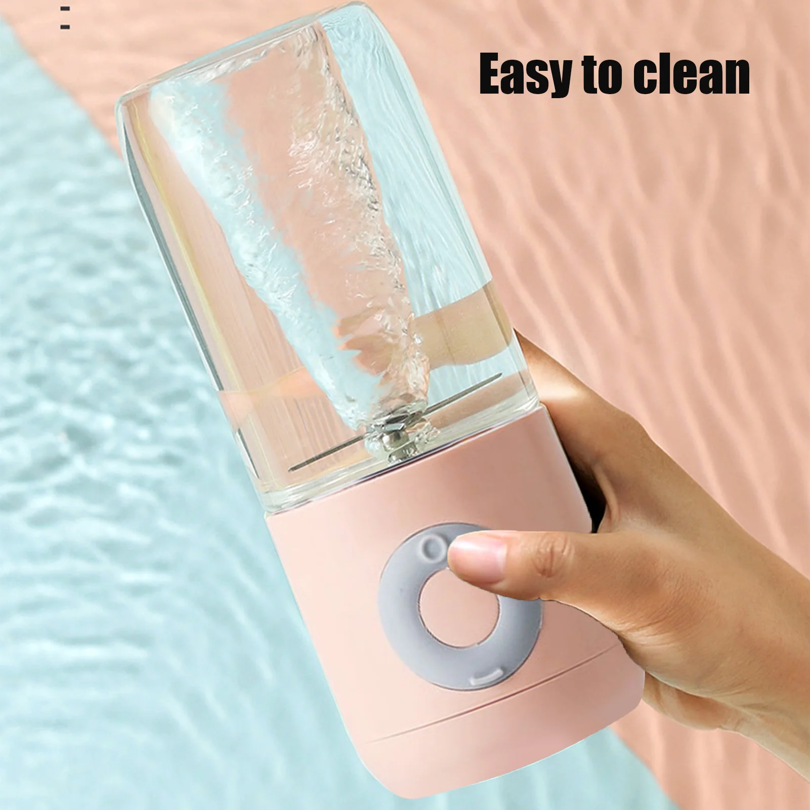 

Small Mini Juicer USB Rechargeable Portable Electric Juicer Cup Blender Powerful Effective 6 Cutters