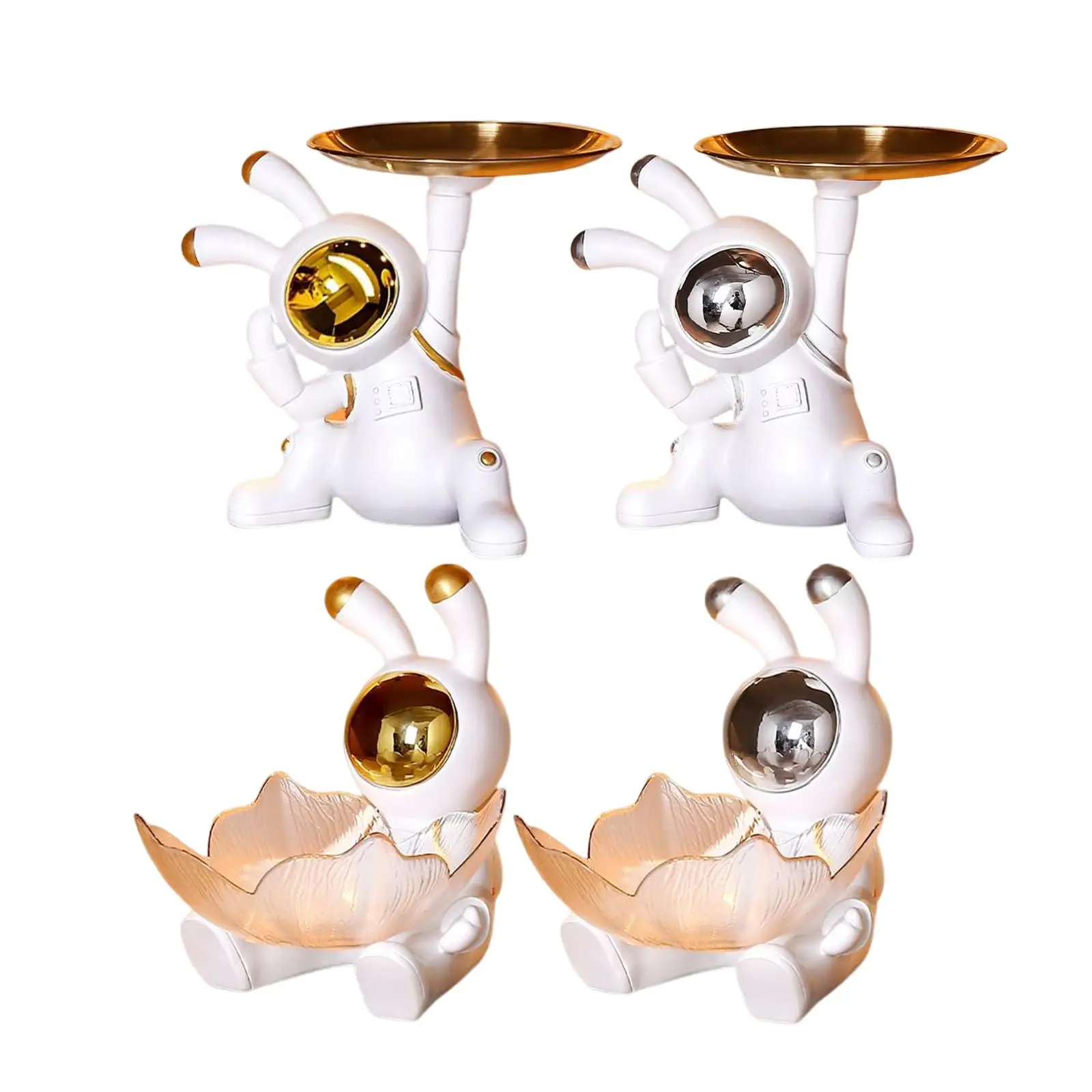 

Декоративный поднос в форме кролика, контейнер для всякой всячины для декоративных подарков