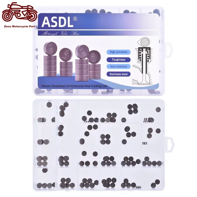 

5 шт. 9,48 мм двигатель мотоцикла, регулируемая прокладка клапана, полный комплект для заправки для Honda Suzuki Yamaha Kawasaki # б