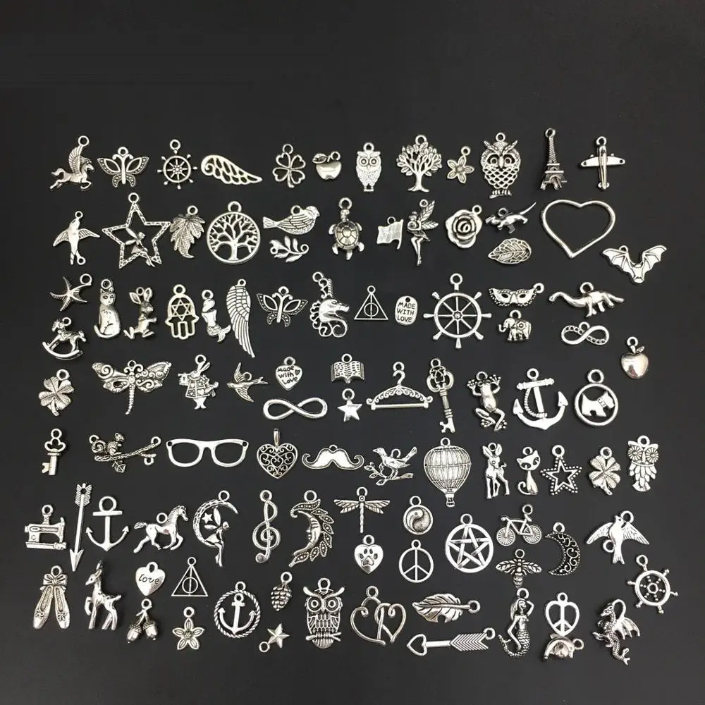 

Vintage Mixed 10/20pcs Metal Animal Birds Charms Beads Handmade DIY for Bracelet Pendant Neacklace Clips Jewelry Making Findings
