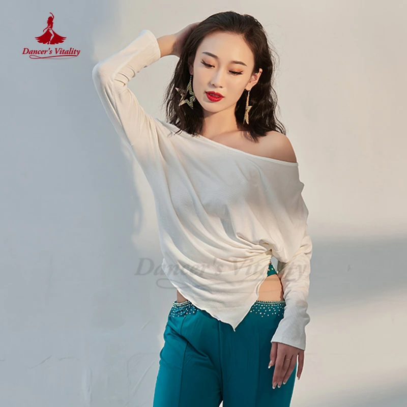 Топ для танца живота 2022 осень и зима новинка тренировочная рубашка с длинным