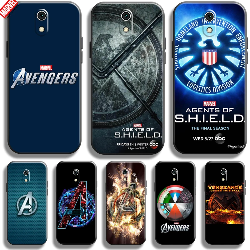 

Avengers Logo Phone Case For Xiaomi Redmi 8A Silicone Cover Ultra-Thin Carcasa Coque Bumper Funda Back