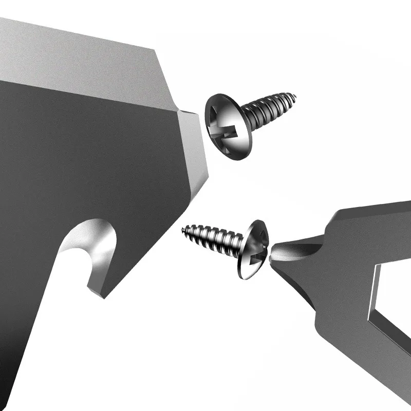 High Carbon Steel Multitool EDC Outdoor Multifuction Camping Survival Tools Portable Bottle Opener Key Carabiner Wrench