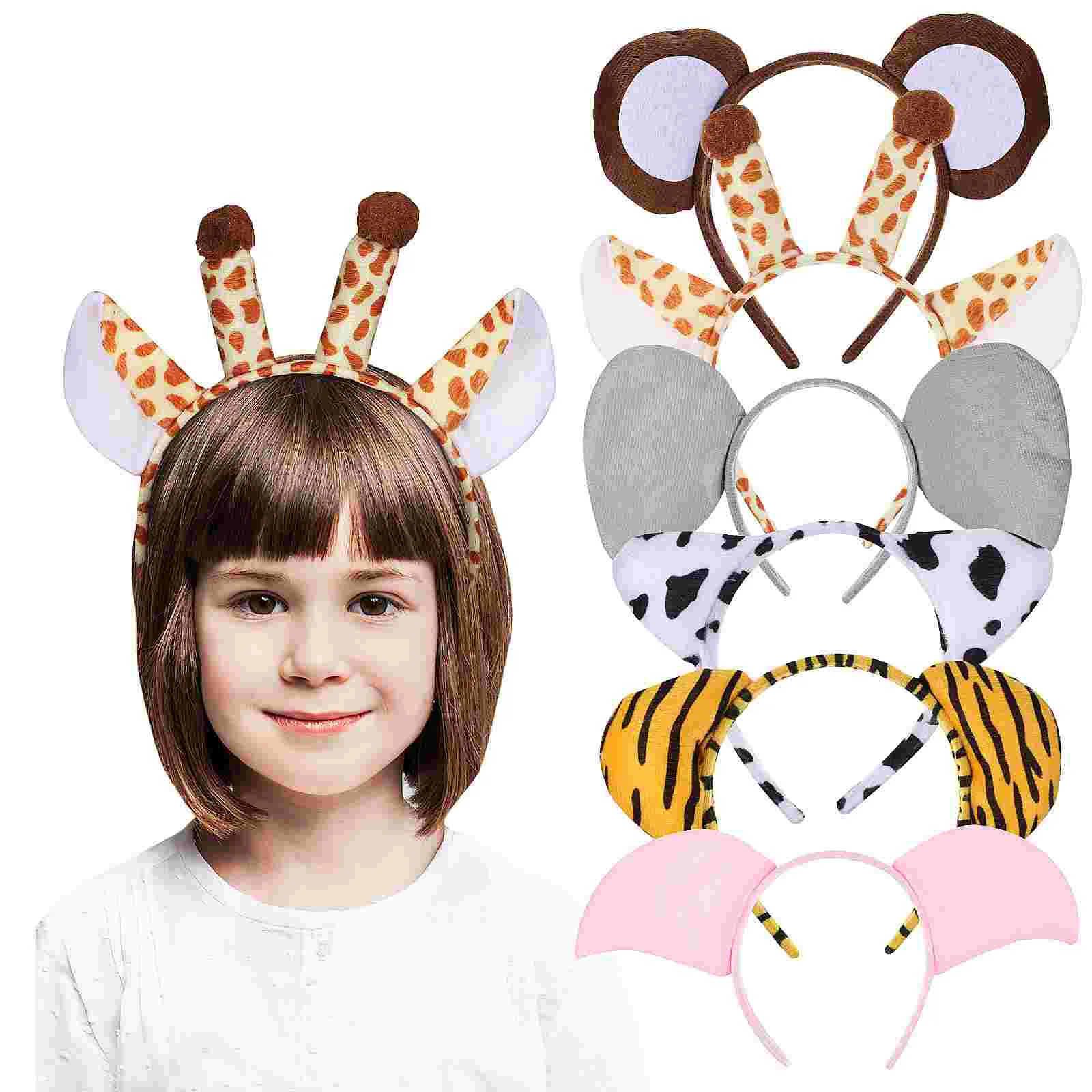 

Hair Bands Accessories Girls Adult Headband Funny Headbands Women Animal Ear Womens Headdress Cosplay Fabric