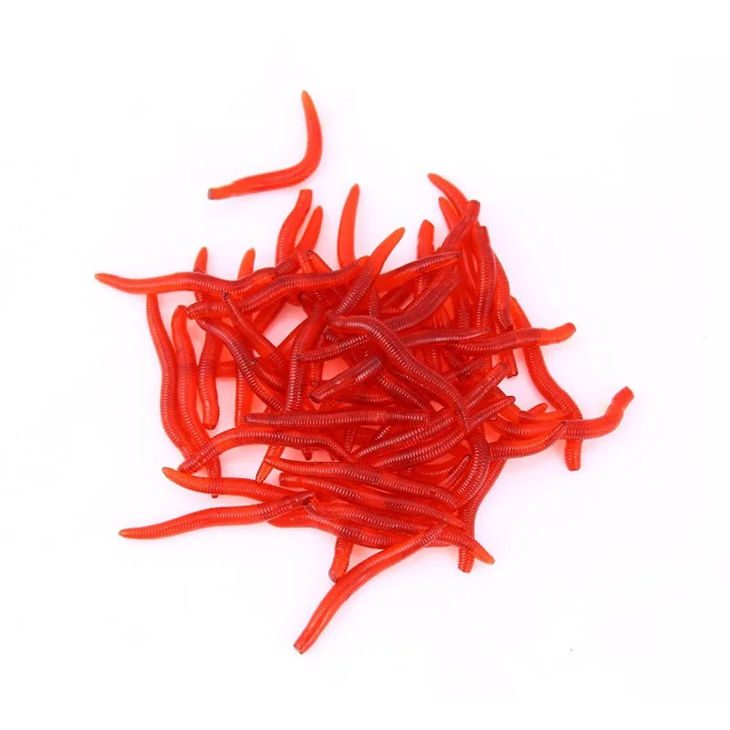 

Supercontinent A Pack of 60 Pieces of Silicone Soft Bait Set, Worms for Fishing Realistic Lure Outdoor Fishing Gear Supplies