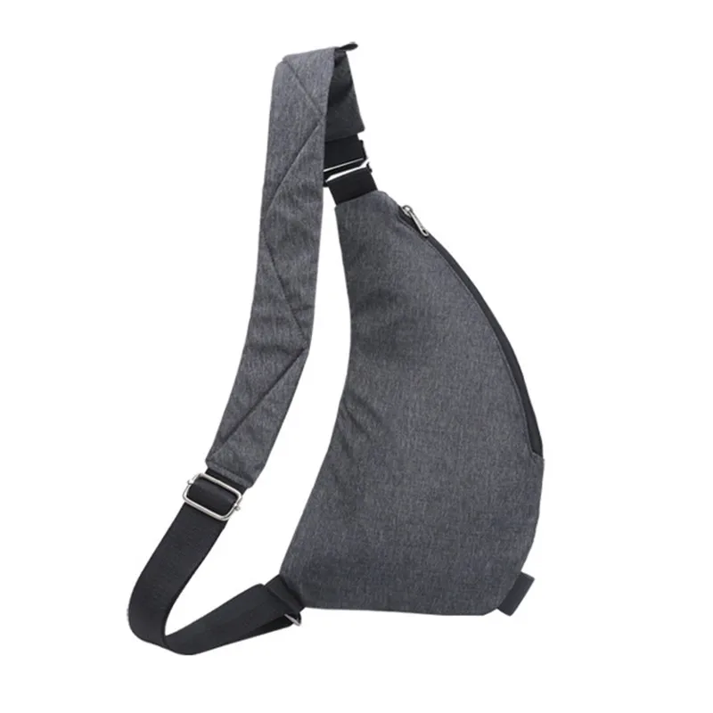 Fashion Sports Men's Chest Bag Anti-Theft Crossbody Bags Multifunction Male Shoulder Messenger Bag Casual Travel Sling Bag