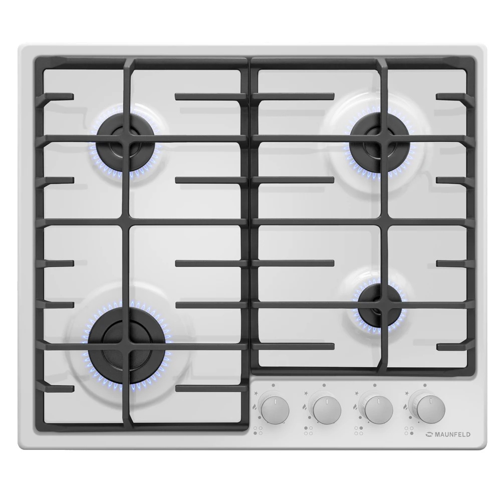 Gas hob MAUNFELD EGHE.64.6CW / G Home Appliances Major Bulit Hobs in | Бытовая техника
