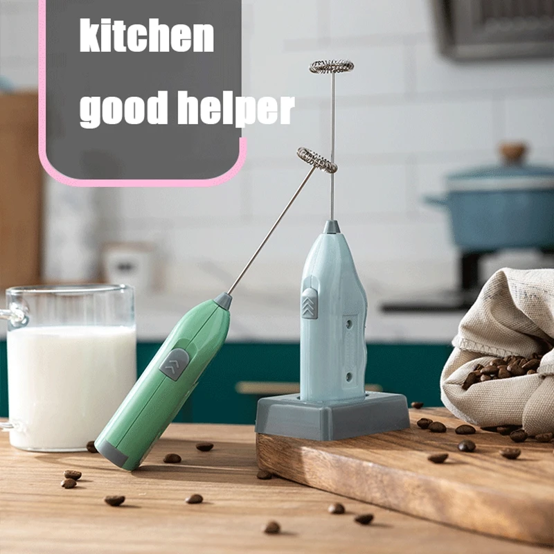

Electric Egg Beater Milk Frother Egg String Whisk Mixer Hand for Coffee Cappuccino Creamer Frothy Blend Whisk Egg Beater