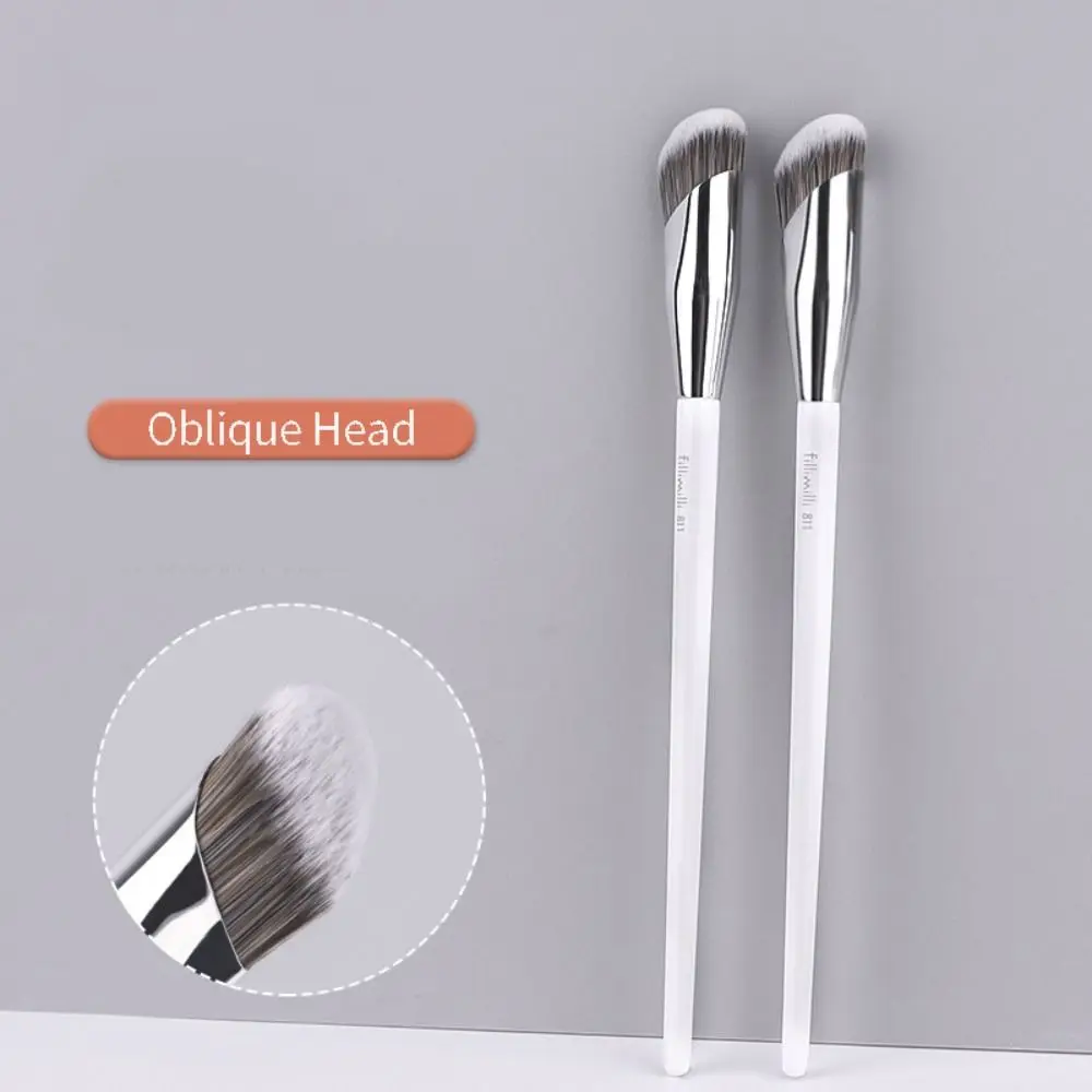 Кисти для тонального крема лица с наклонной головкой корректор тональной основы