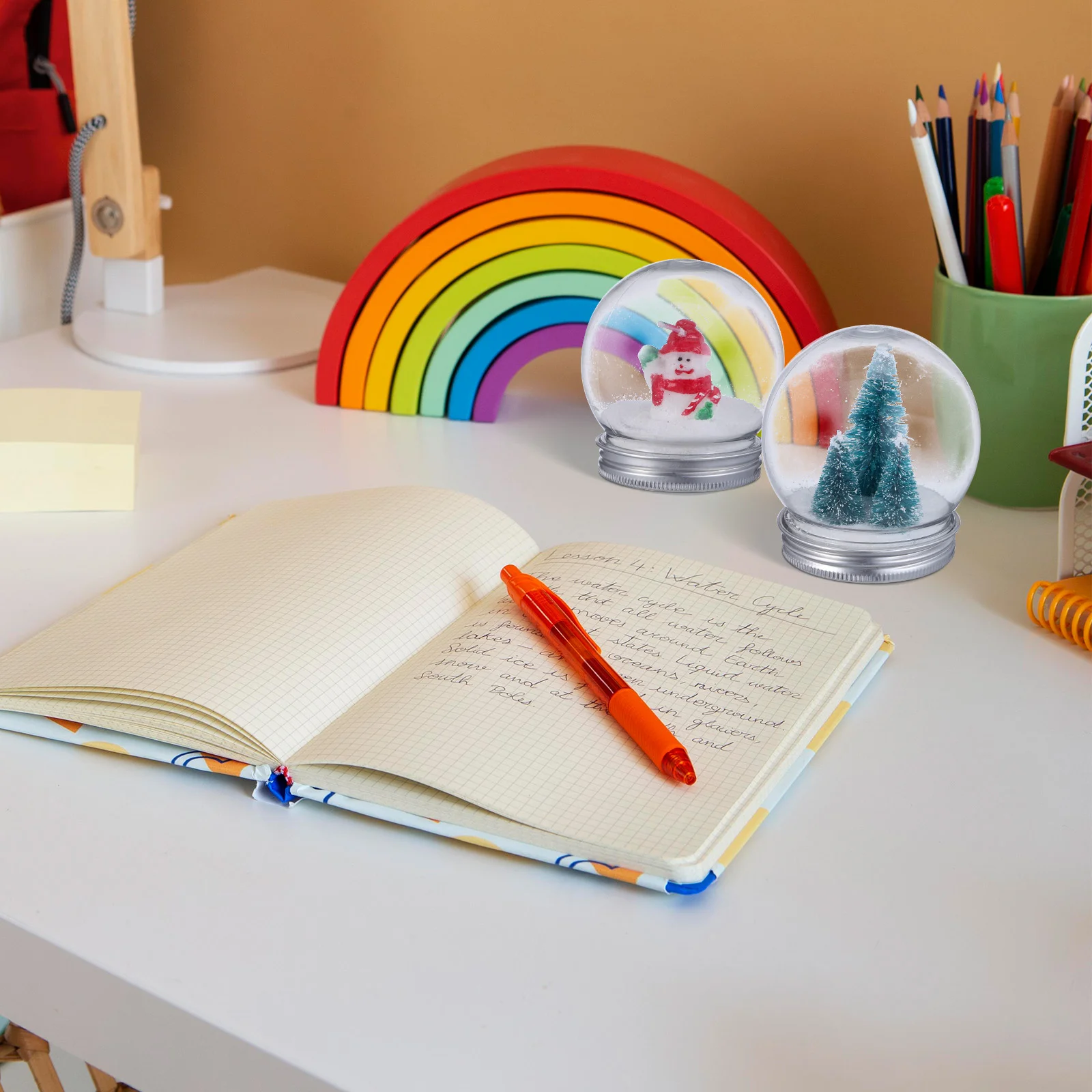 10 шт. Щелкунчик снежный шар DIY водные глобусы поставки компактный пластиковый