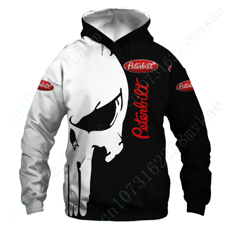 

Peterbilt Harajuku Oversize Hoodie Casual Men's Clothing Unisex Sweatshirt Anime 3D Printing Zip Hoodies Essentials Streetwear