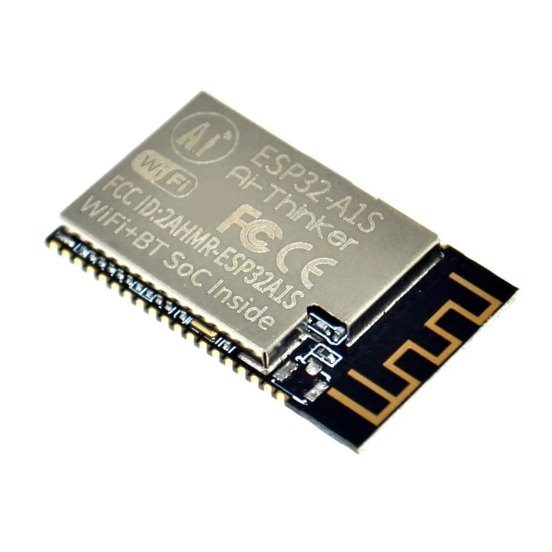 

2022 New ESP32-A1S WiFi+ Bluetooth-compatible Module ESP32 Serial to WiFi Module Up to 600DMIPS Dual-core 32Mbit SPI Flash