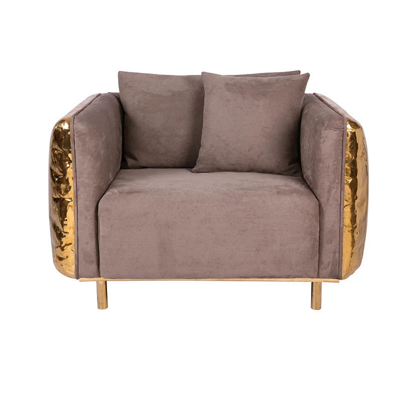 

Modern stainless steel sofa, luxurious, handmade