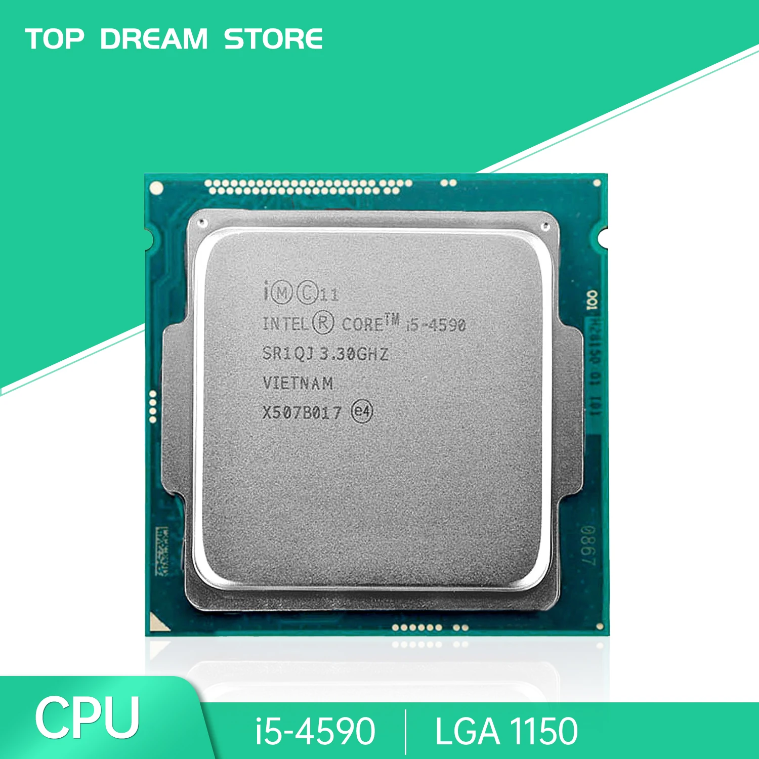 

Intel Core Processor I5-4590 I5 4590 CPU 3.3GHZ LGA 1150 SR1QJ 4 Core Desktop processor I5 4590