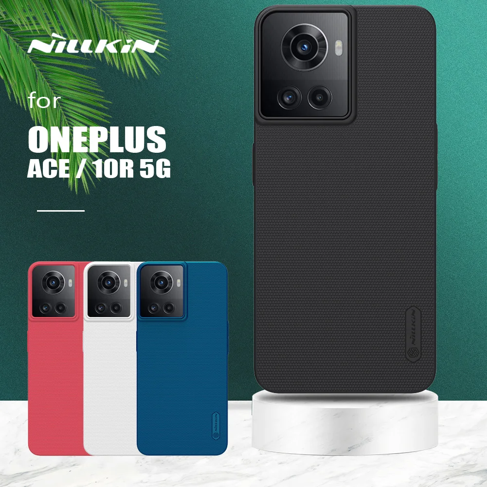 

for Oneplus 10R Ace 5G Case Nillkin Super Frosted Shield Ultra-Thin Protection Back Cover for Oneplus Ace 10R 5G Matte Case