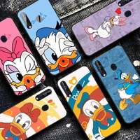 cartoon disney donald duck daisy phone case for samsung a51 01 50 71 21s 70 10 31 40 30 20e 11 a7 2018