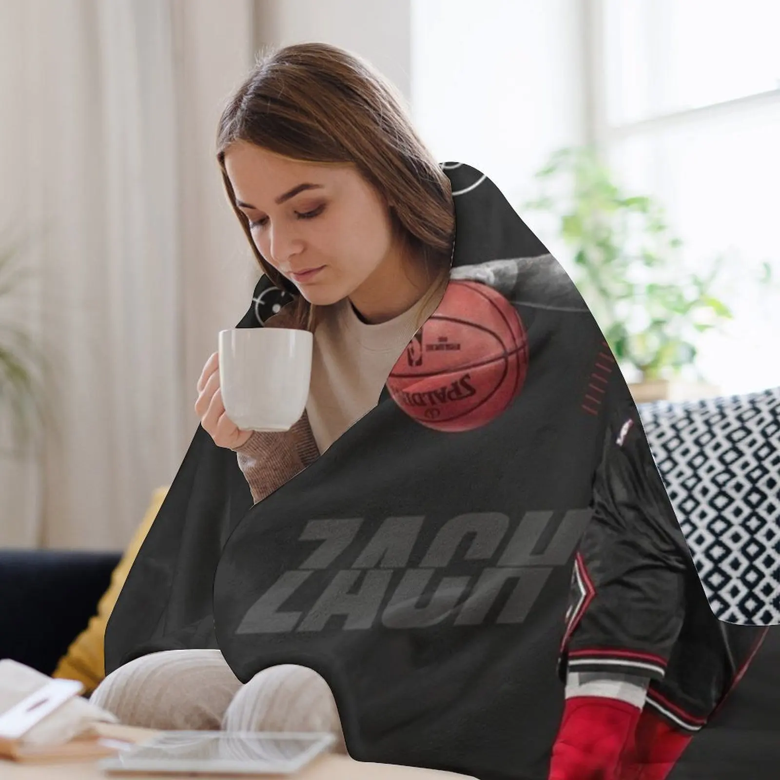 Одеяло Zach LaVine мягкие декоративные кровати движущиеся одеяла