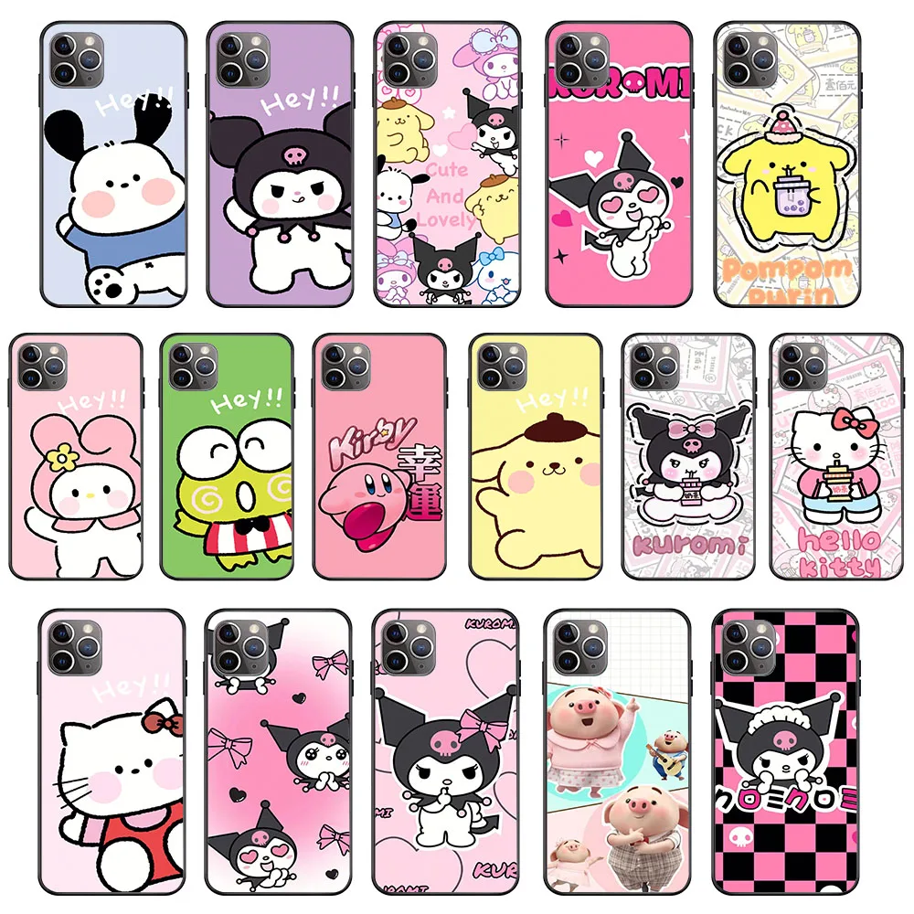 

KK-9 Cute Sanrio Silicone Case For Redmi 9 Power 9A Prime 9C NFC Note 9 9T 9S 7 7A S2 Pro Max