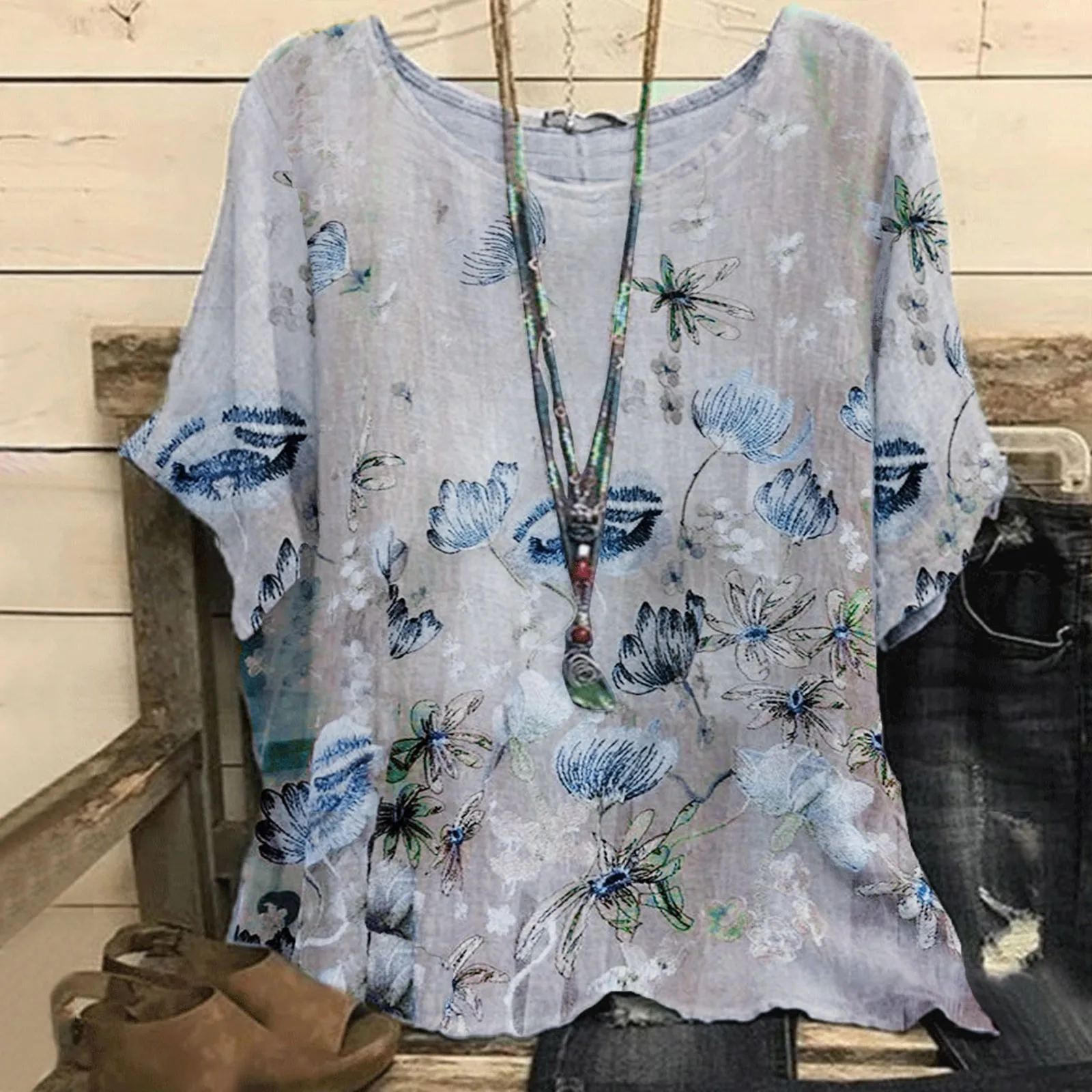 

Блузка с рукавом Prinr, Круглый Повседневный Топ, рубашка с воротником, модная женская блузка, женская блузка с сухим фитилем