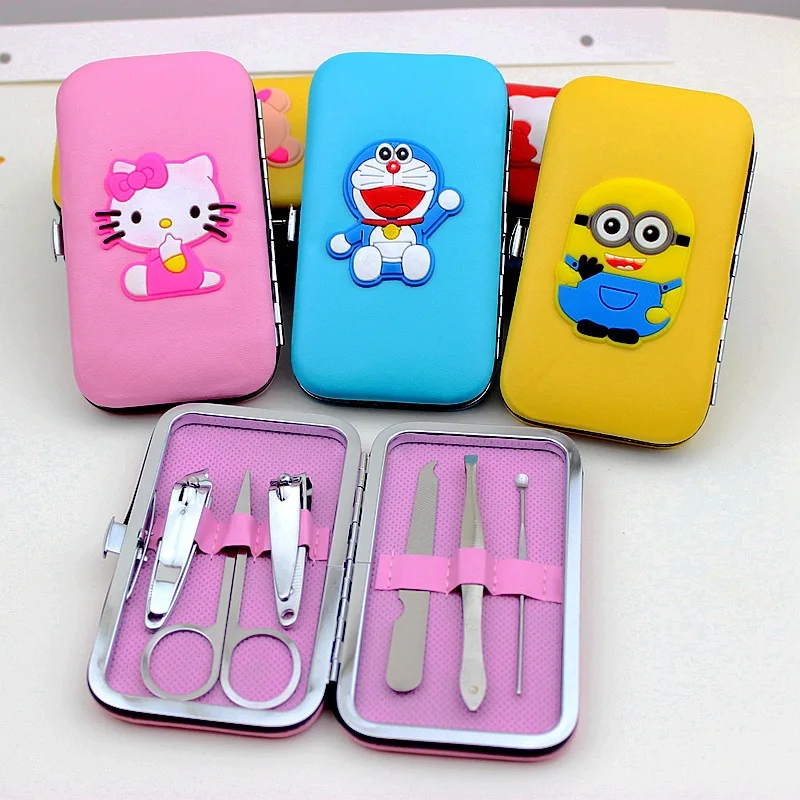 

Набор для стрижки ногтей из аниме Sanrio, аксессуары Hello Kittys, милый набор из шести предметов, домашние портативные милые игрушки для девочек, по...