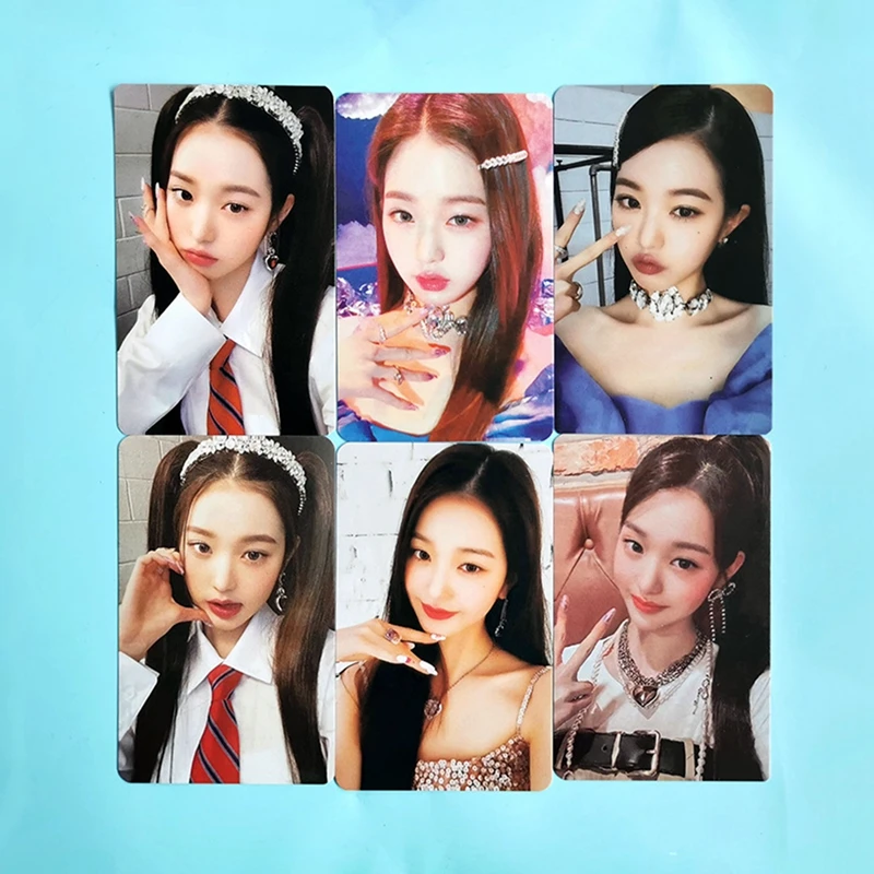 

6PCS/Set Kpop IVE New Album Photo Cards GAEUL YUJIN Photocards Album Photos Small Lomo Card For Fans Collection Photocards