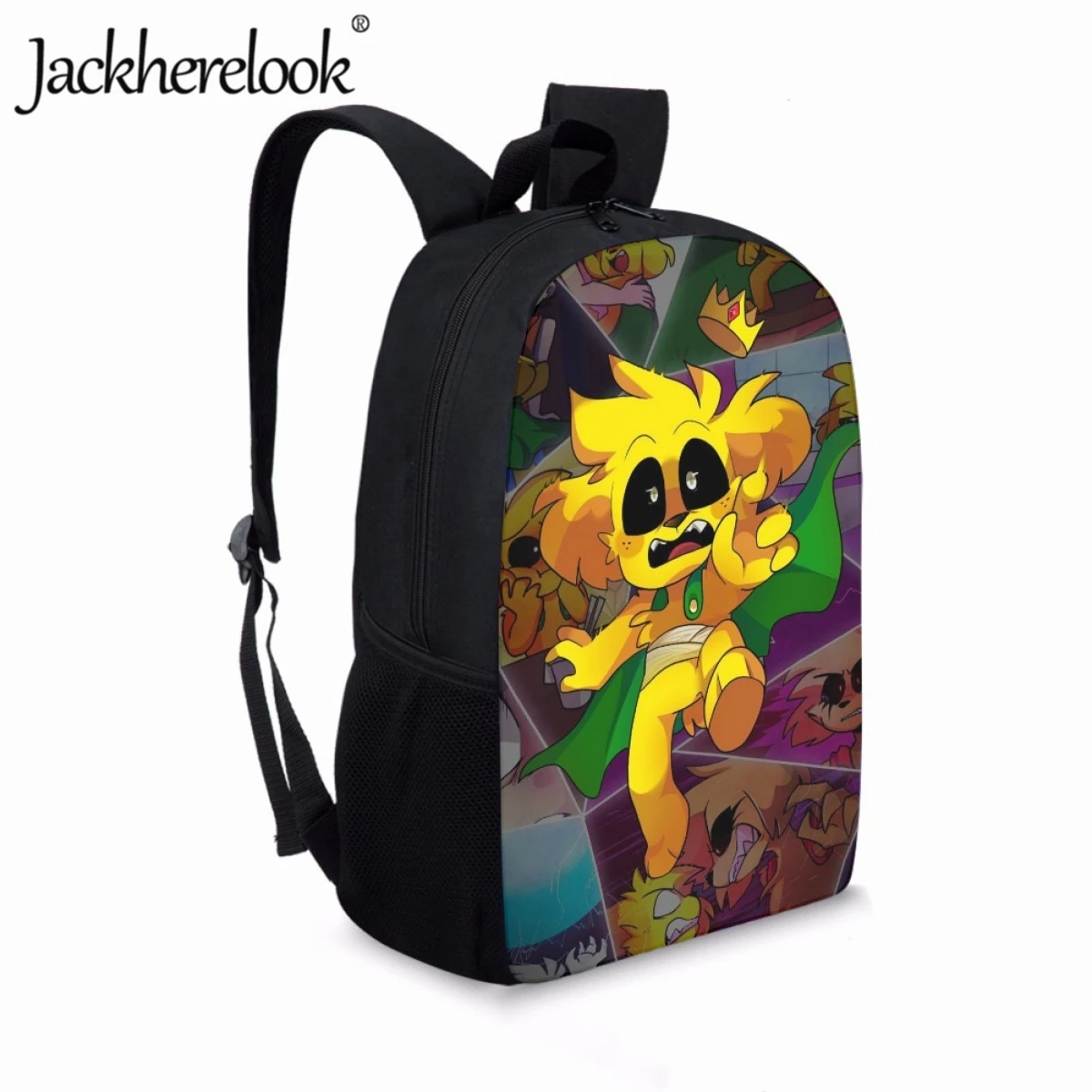 Jackherelook Cute Print Pattern Cartoon Mikecrack Backpacks Girls Hot School Bags Children Boys Book Bags Teenagers Laptop Bags