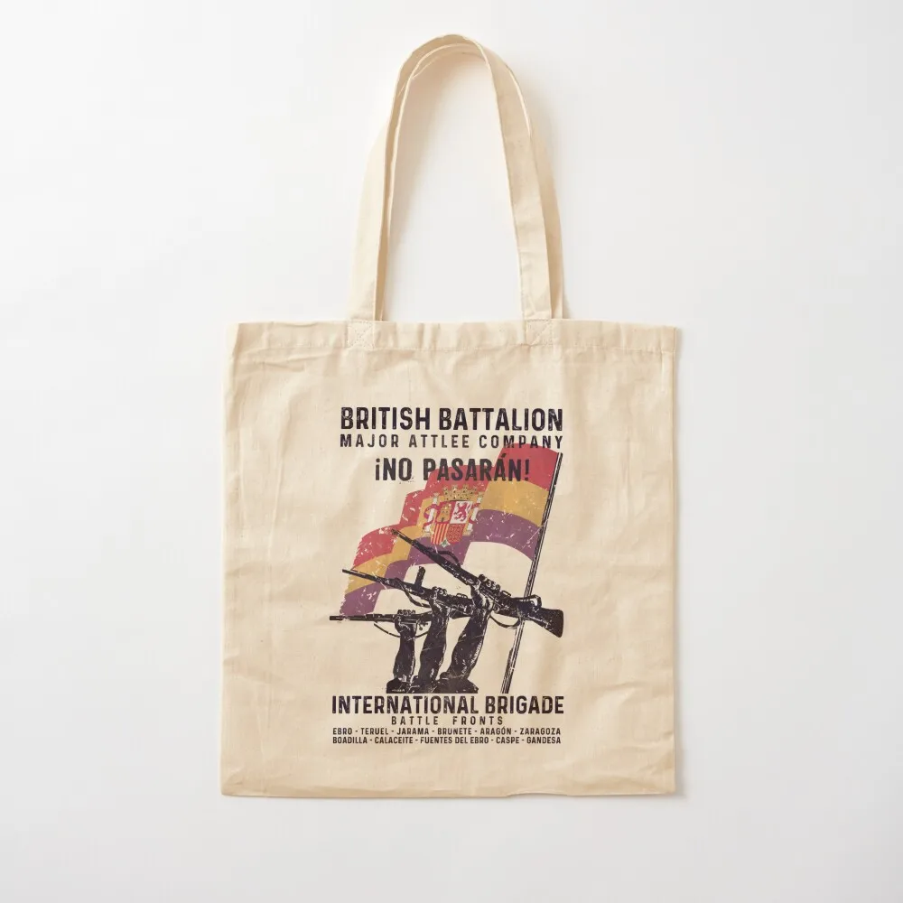 Британский батальон - сумка-тоут No Pasaran Женские пляжные сумки-тоут мужская