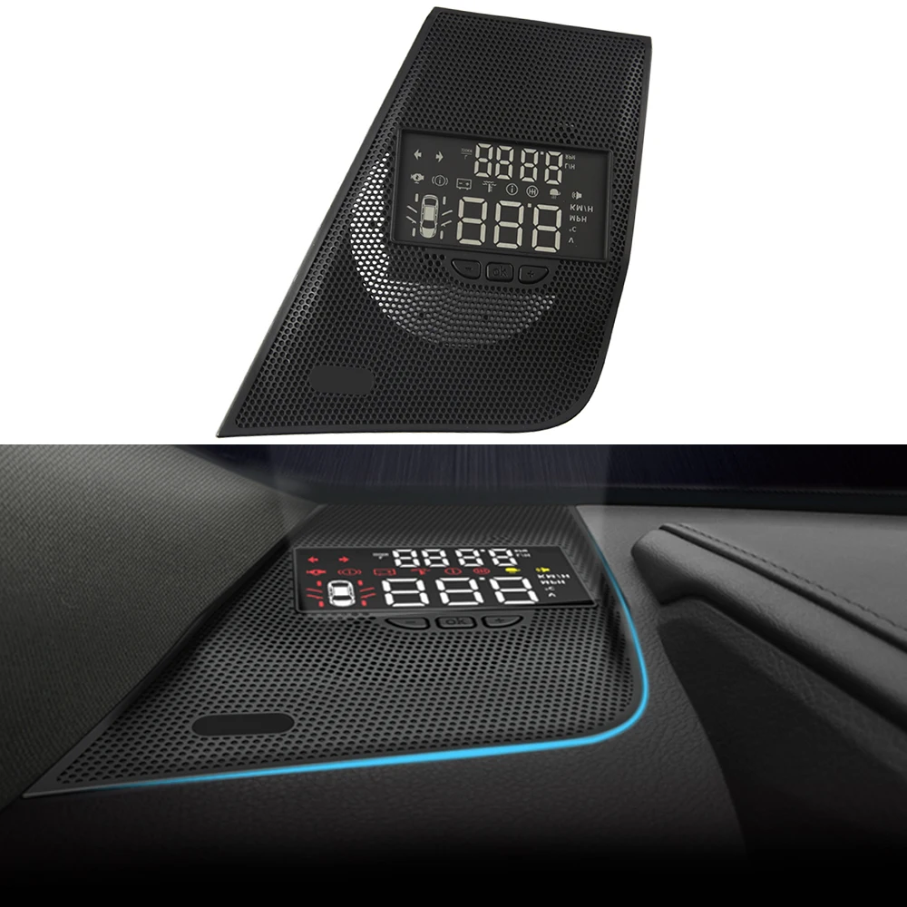 

For Lexus ES XV60 2012-2017 Mirror HUD Auto Car Head Up Display Windshield Screen Projector Security Alarm Overspeed RPM Voltage